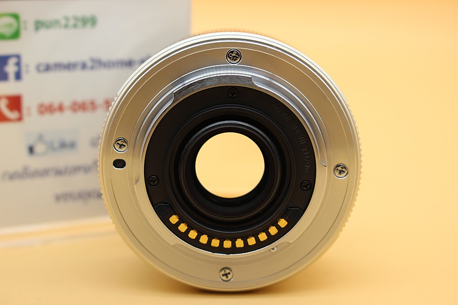 ขาย Lens Olympus M.Zuiko Digital 17mm F/1.8(สีเงิน) สภาพสวย ไร้ฝ้า รา อดีตประกันศูนย์   อุปกรณ์และรายละเอียดของสินค้า 1.Lens Olympus M.Zuiko Digital 17mm F